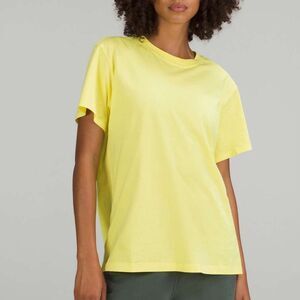 Lululemon All Yours‎ Cotton T-Shirt
Sunlight Yellow Size 8